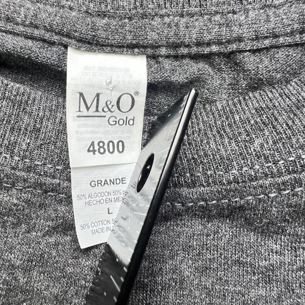 M&O Gold Sturgis Motorcycle Rally T-Shirt Mens L Gray 2025 85th Annual Biker Tee - Picture 3 of 6